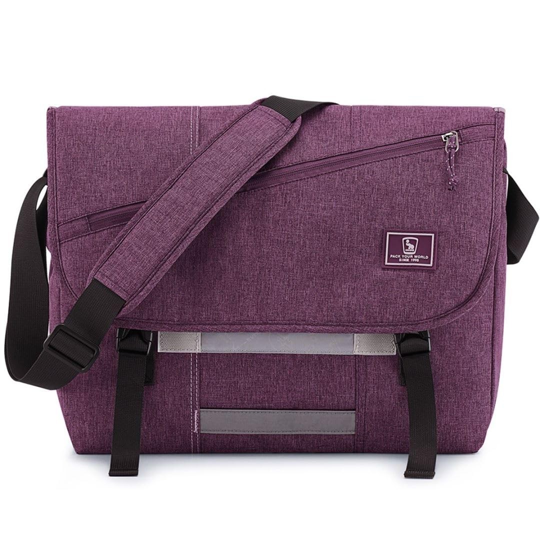 OIWAS Messenger Bag for Women, 15.6 Inch Laptop Crossbody Bags Men Casual Satche