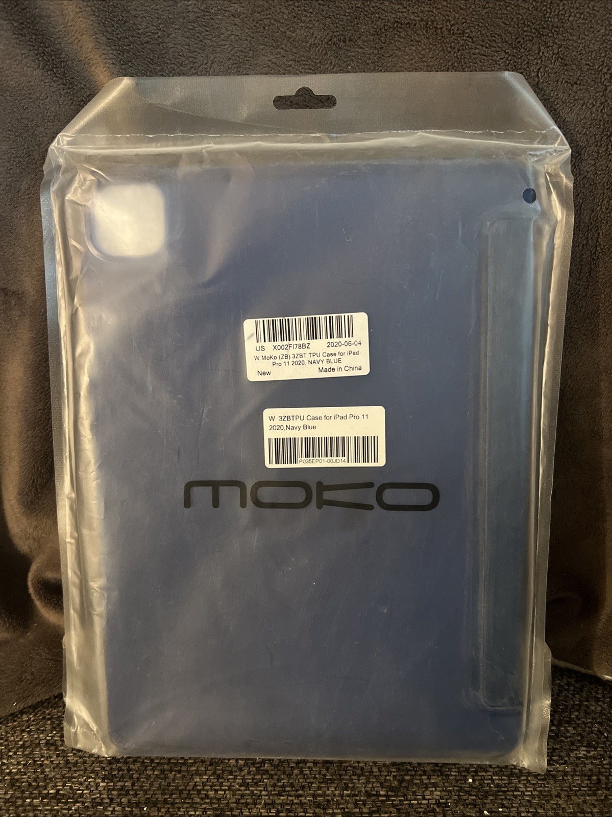 Moko 3ZB TPU Case for iPad Pro 11 2020 Navy Blue