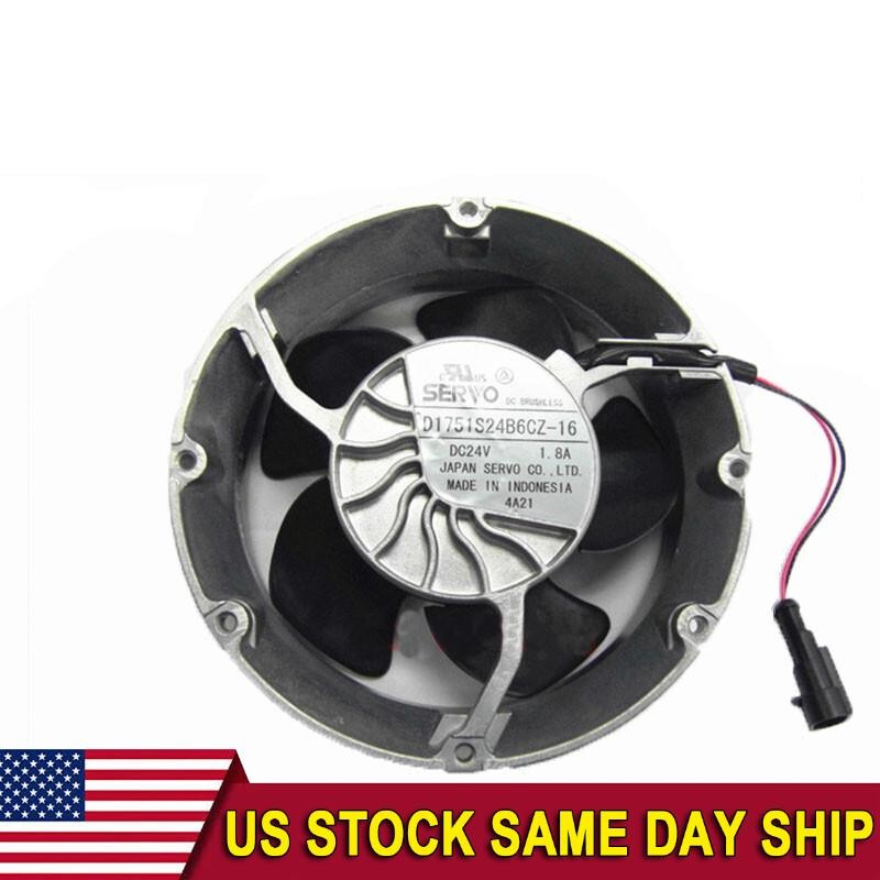 1PC SERVO D1751S24B6CZ-16 DC24V 1.8A ABB Inverter Cooling Fan US Free TAX