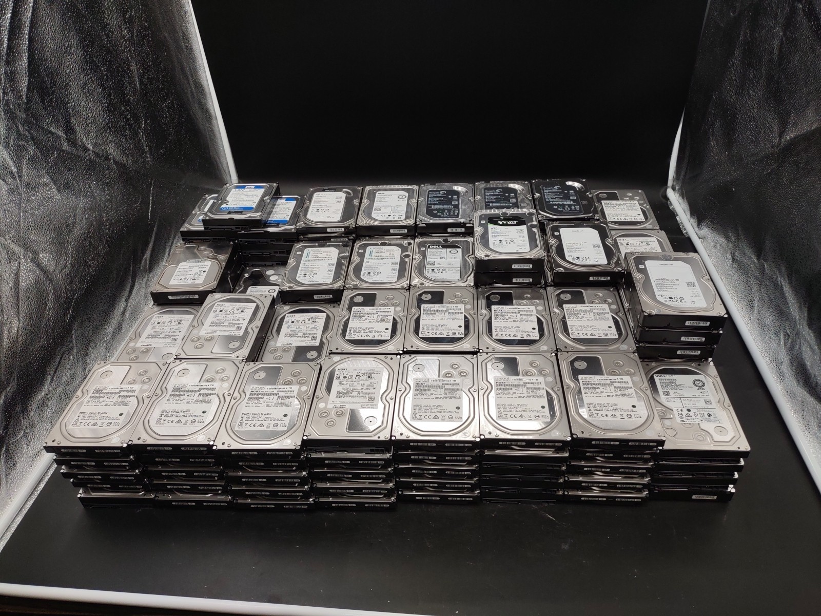 Lot of 116 Mixed Brands & Models 3.5" HDD SAS/SATA  (SEE DESCRIPTION)