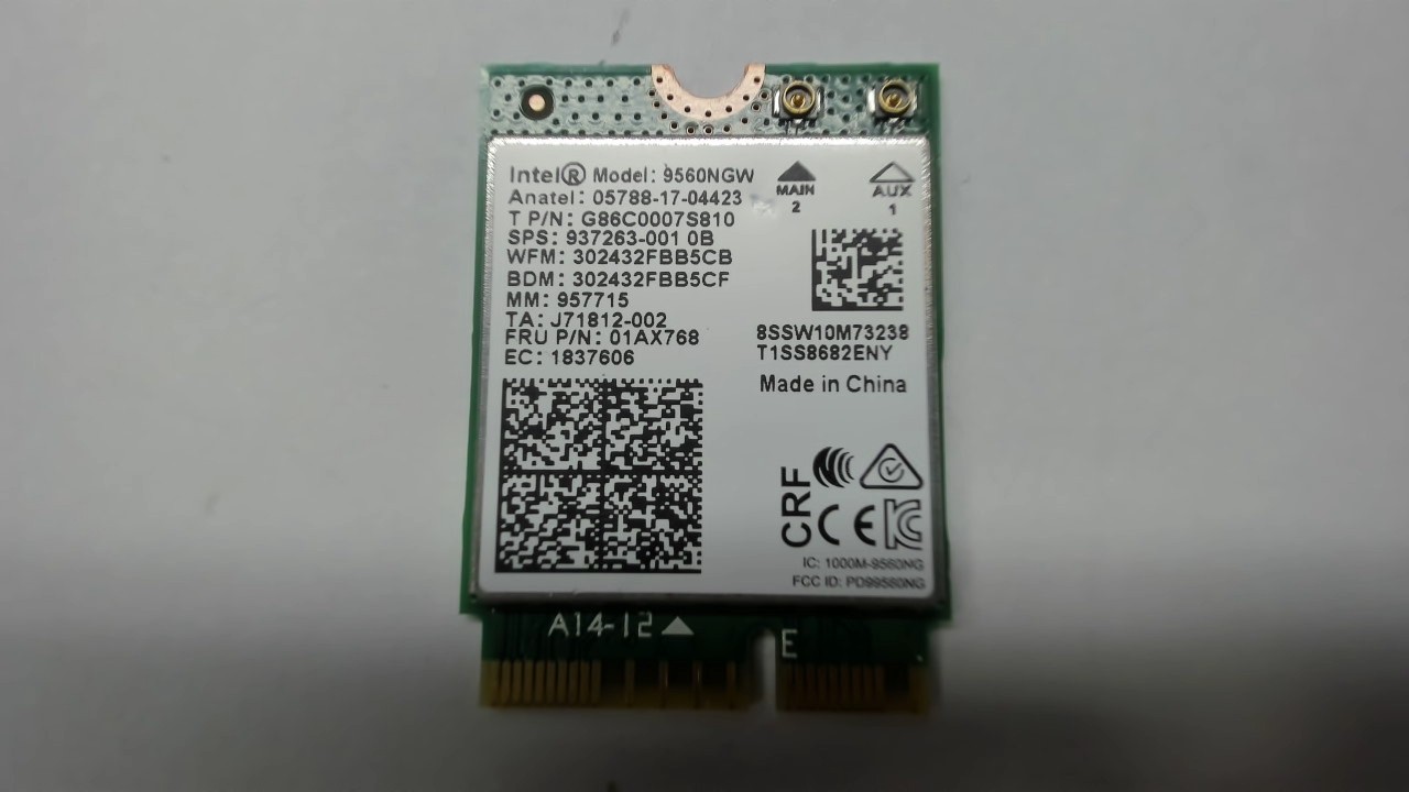 Lenovo 802.11ac NGFF 2.4G/5G WiFi Bluetooth