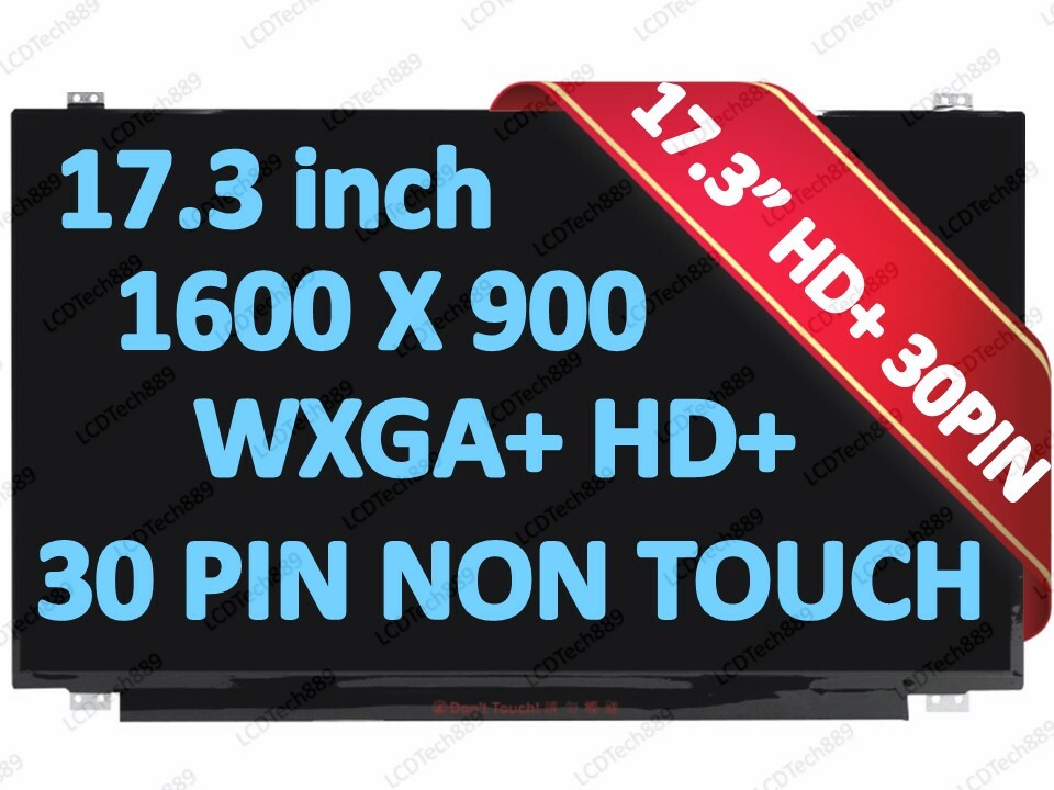 New 17.3" HD+ LED LCD Screen for HP 17-BY1033DX 6HS48UA 1600x900 Display