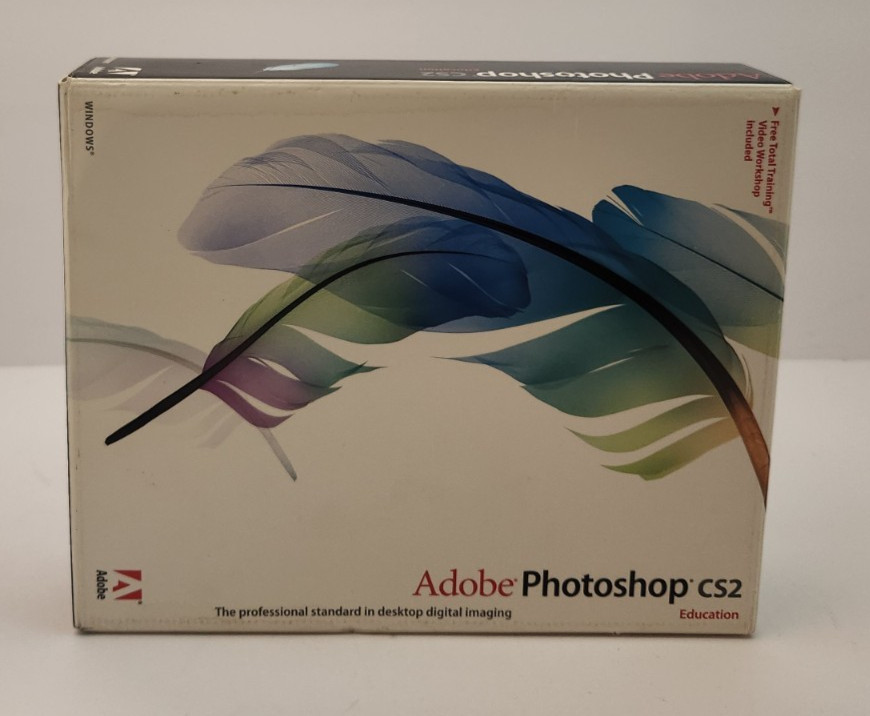 Adobe Photoshop CS2 Education Mac Complete Box 2 Disc Manual Untested