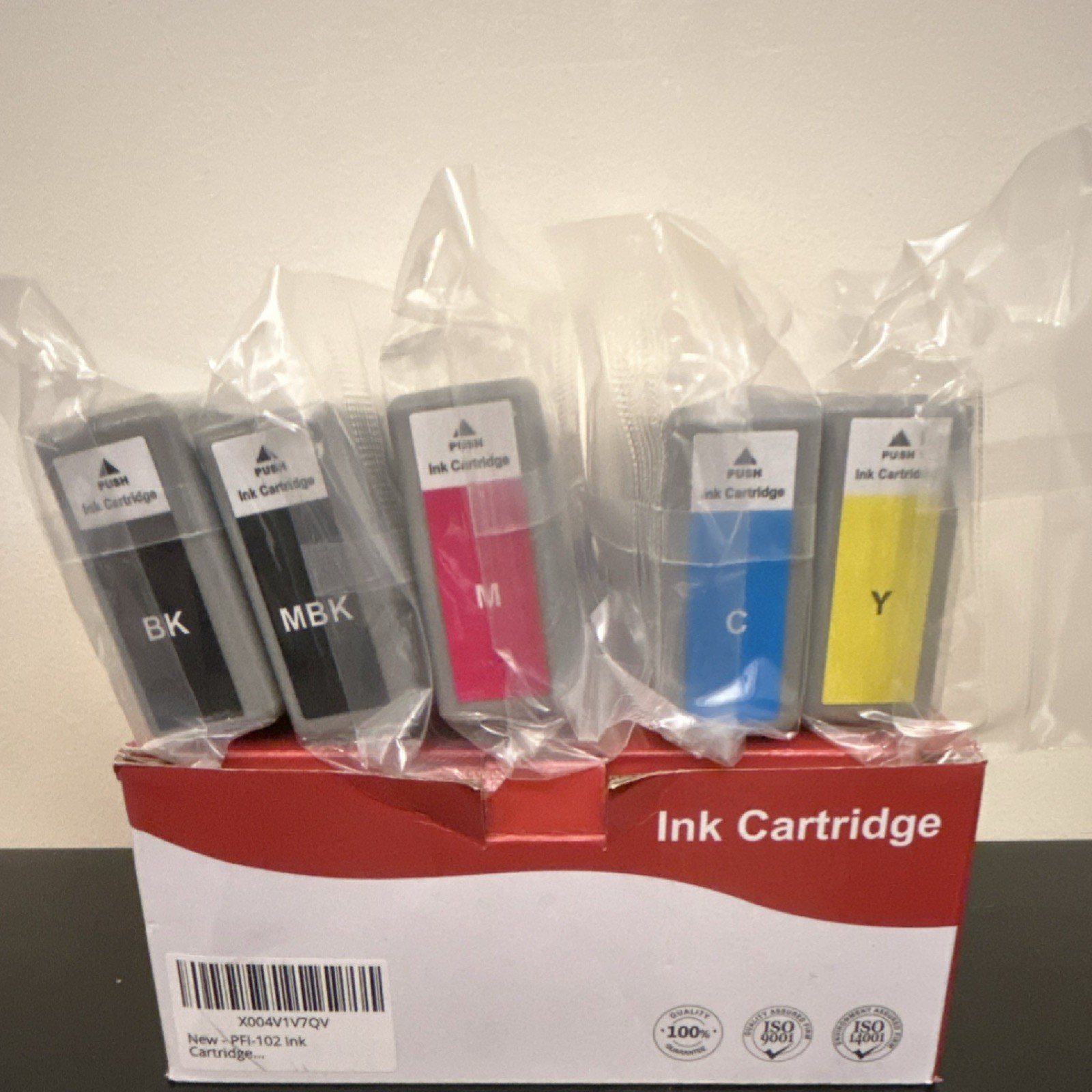 5 pack Ink Cartridge Replacement for Canon PFI-102 for Canon - NEW