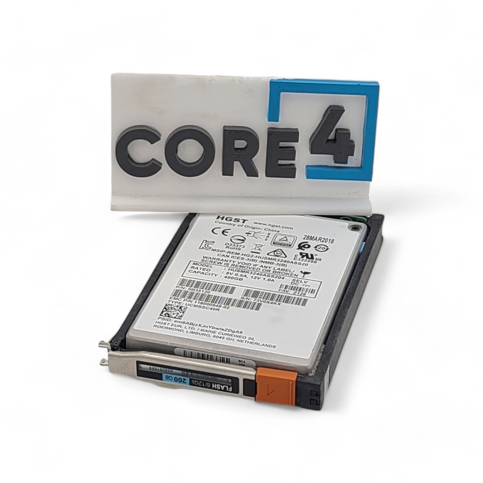 EMC D3-2S12FX-200 Unity 200GB 2.5IN 12G SSD