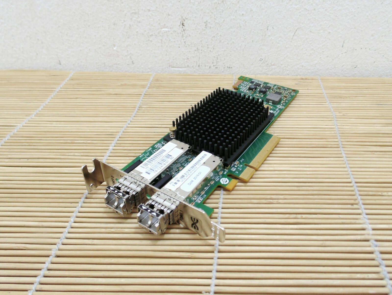Cisco UCSC-PCIE-E16002 Emulex LPe16002 Dual Port 16Gb Fibre Channel HBA with SR