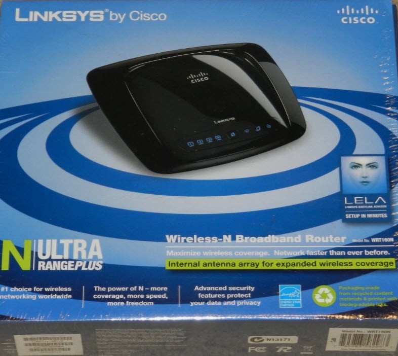 Linksys Cisco 2.4 GHz Wireless-N Broadband Router WRT160N NEW SEALED