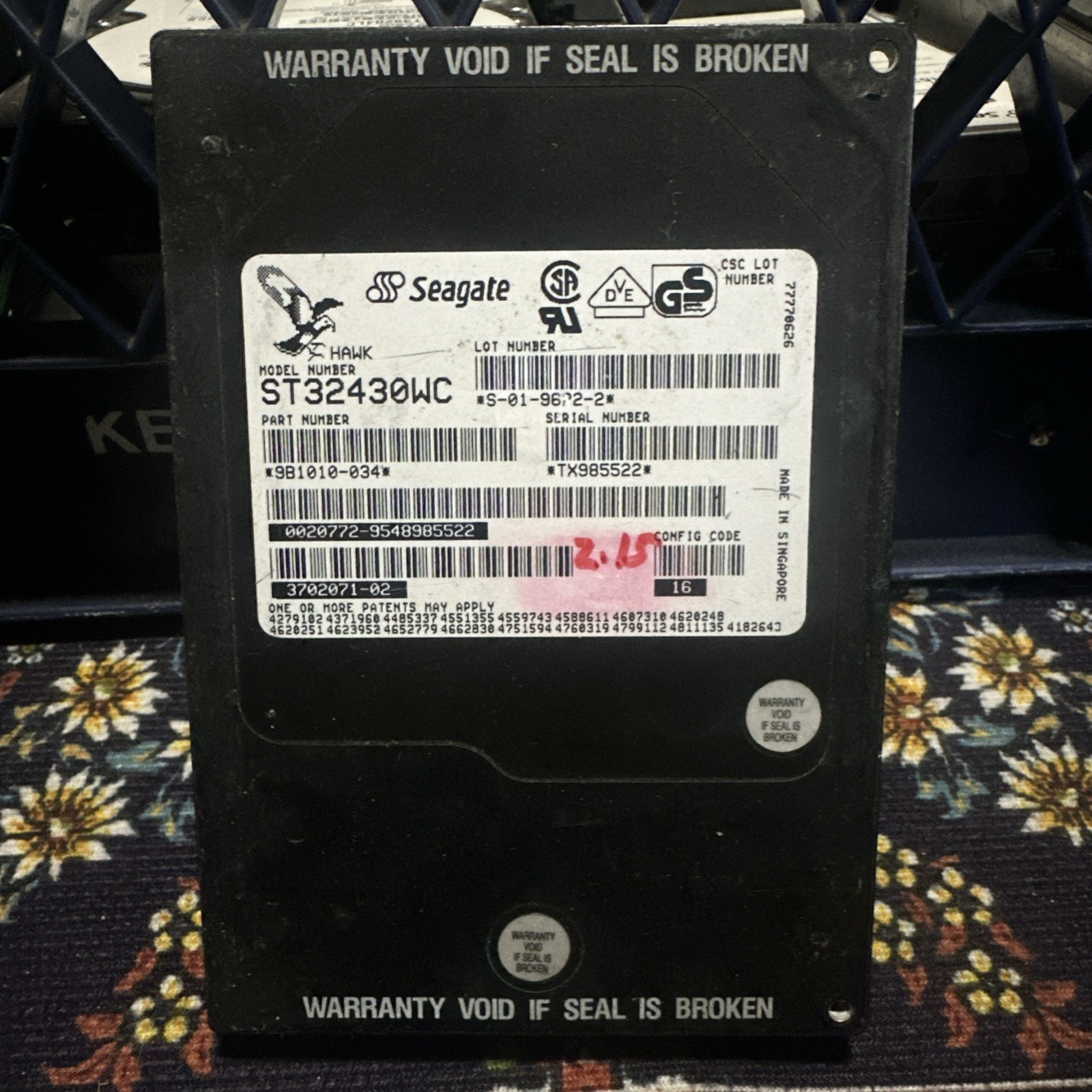 Seagate Hawk 2LP ST32430WC 2 GB