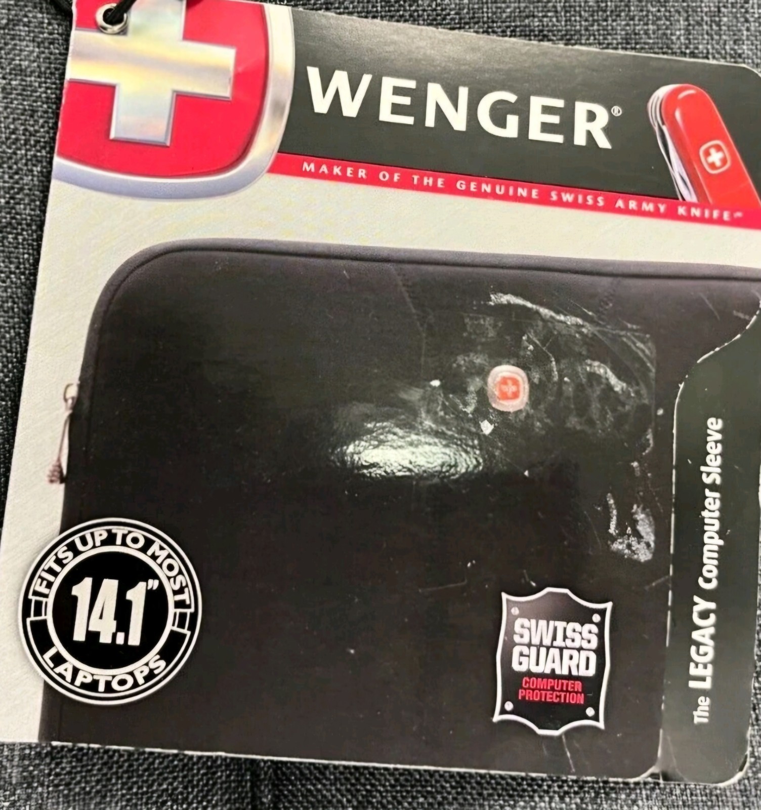 SwissGear by Wenger Legacy Computer Sleeve 14" with handle Black Brand-New