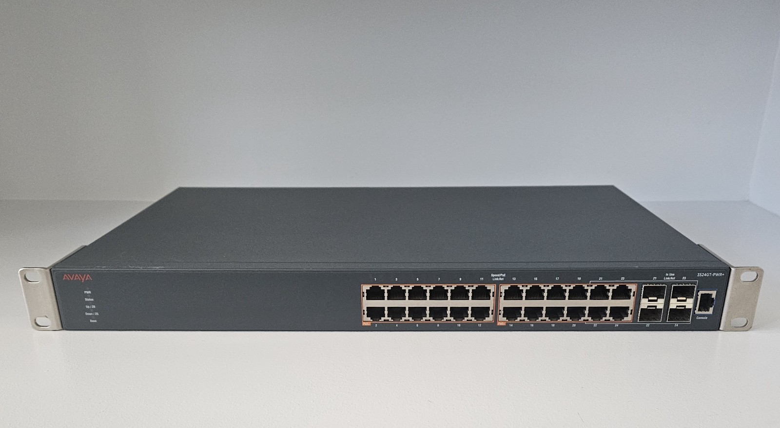 Avaya ERS3524GT-PWR+ 24-Port Gigabit PoE+ Ethernet Routing Switch 3524GT-PWR+