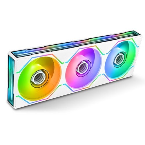 Thermaltake CL-F258-PL12SW-A SWAFAN 360 UNIFY ARGB Sync PC Cooling Fan - Snow