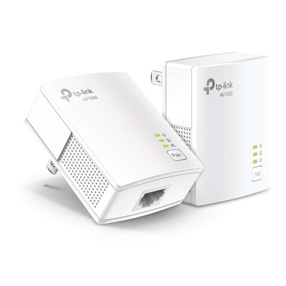 TP-Link TL-PA7017 KIT AV1000 Powerline Ethernet Adapter Kit 1000 Mbps - White