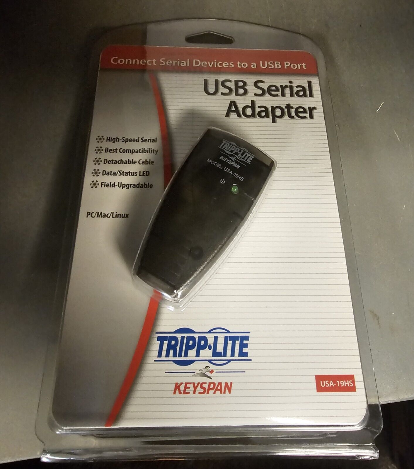 Brand New TRIPP-LITE KEYSPAN USA-19HS USB SERIAL ADAPTER (6