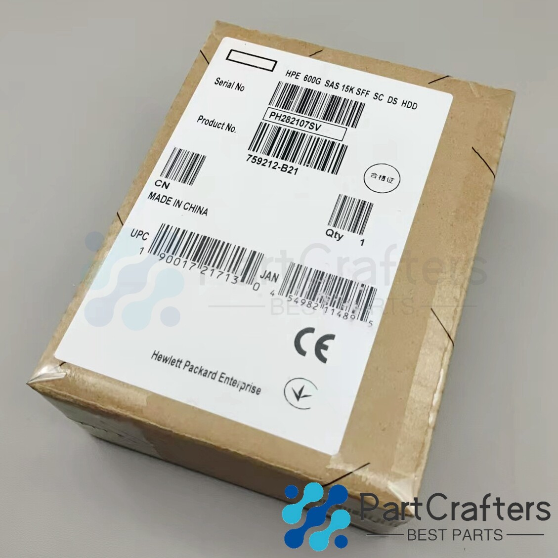 New HP 759548-001 600GB 12G SAS 15K 2.5" HDD ENT SC 759212-B21