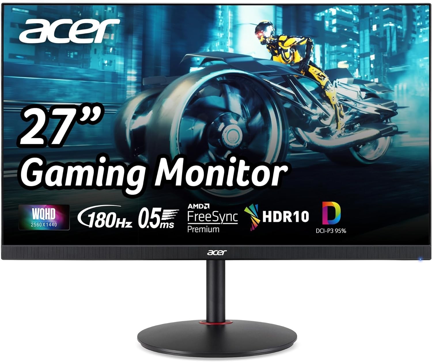 Nitro 27 QHD 2560 X 1440 Pc Gaming Ips Monitor | Amd Freesync Premium Up To 180