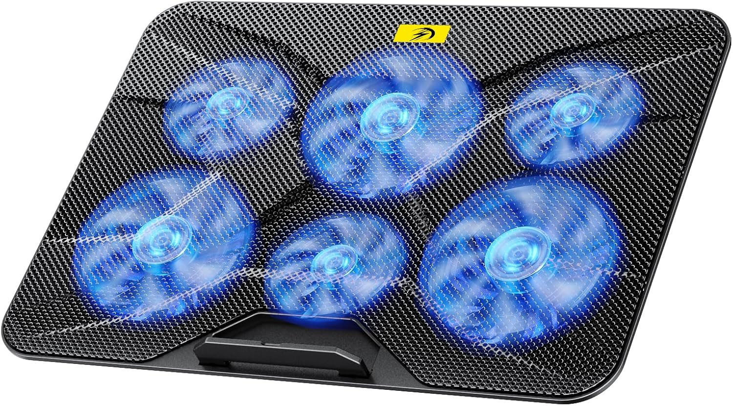 Laptop Cooling Pad for 12-17.3 Inch Laptops, Slim Stand with 6 Quiet Fans