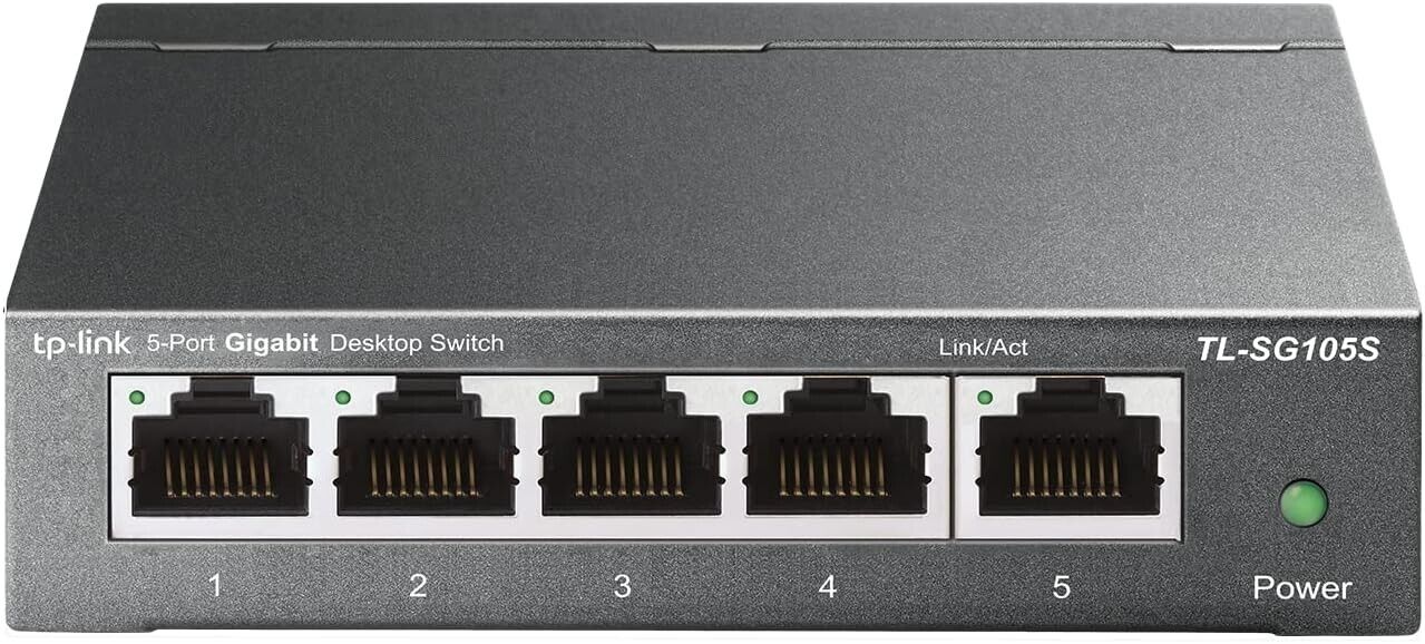 TP-Link TL-SG105S - 5 Port Gigabit Ethernet Switch - Limited Lifetime Protection