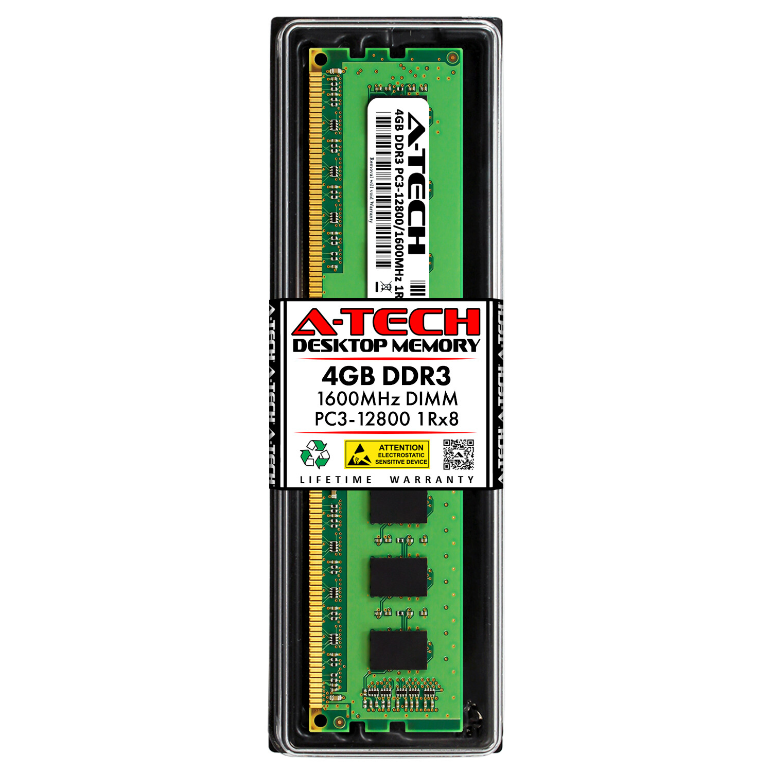 4GB PC3-12800 DIMM (Replacement for Supermicro MEM-DR340L-HL03-UN16) Memory RAM