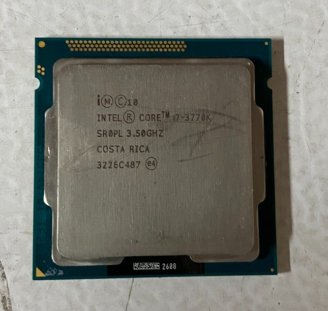 3rd Gen Intel Core i7-3770K CPU 3.50GHz (Turbo 3.90GHz) 4 Core 8M LGA-1155 SR0PL