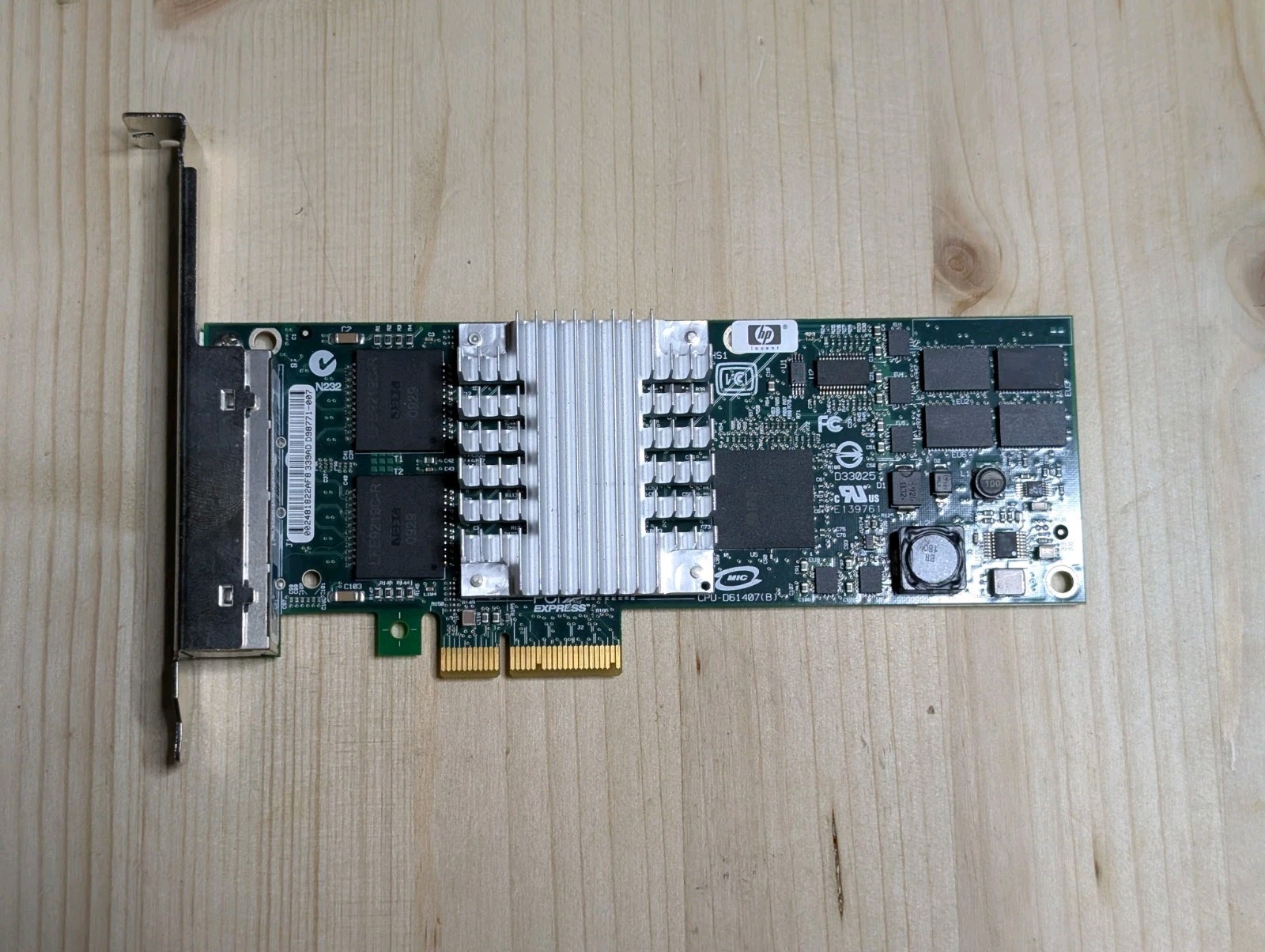 HP NC364T Quad Port 1GB Network Adapter 436431-001 435506-003 Full Height