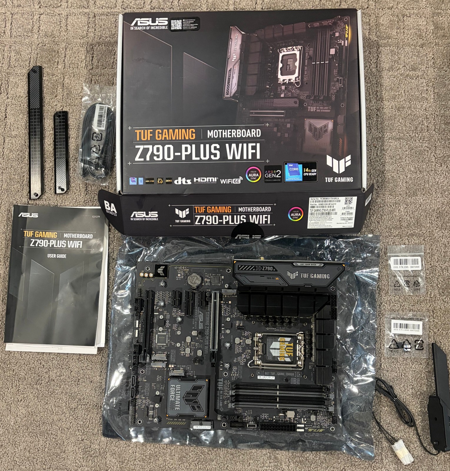ASUS TUF Gaming Z790-Plus WiFi LGA1700 ATX Motherboard DDR5 - Open Box