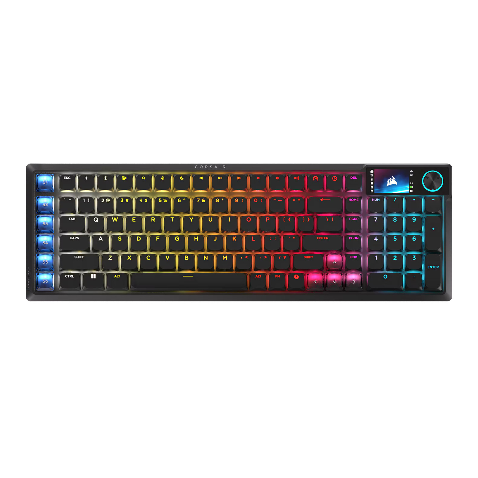 CORSAIR - VANGUARD AIR 99 WIRELESS Optical-Mechanical Gaming Keyboard with Pr...