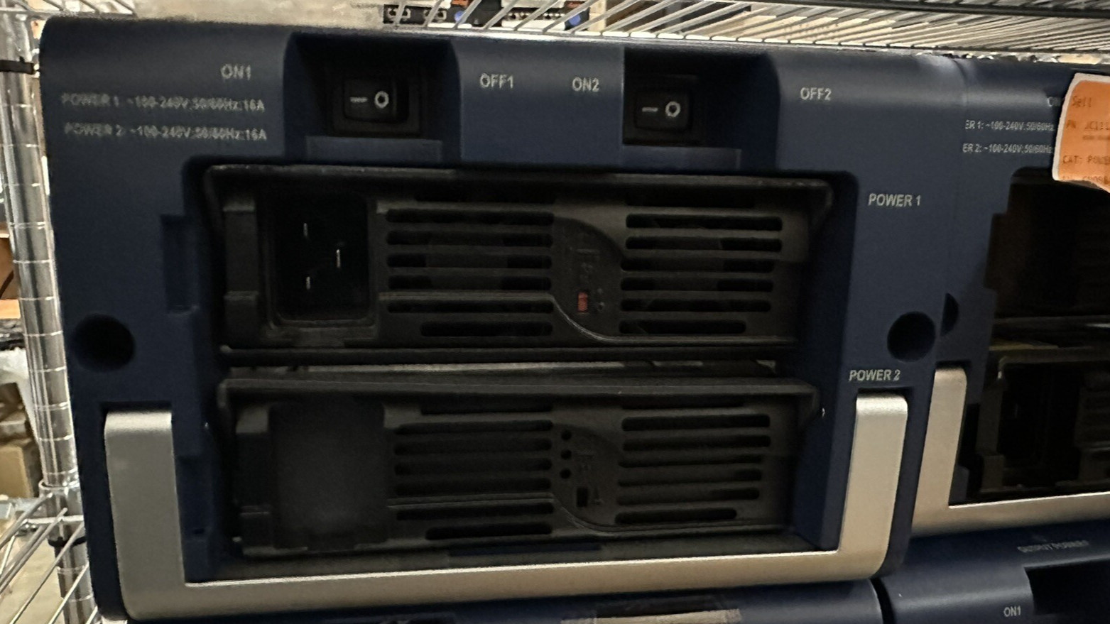 HPE HP JC111A 9500 A9500 S9500E 3500W AC Power Frame 3.50kW w/ 1x 1800W PSU