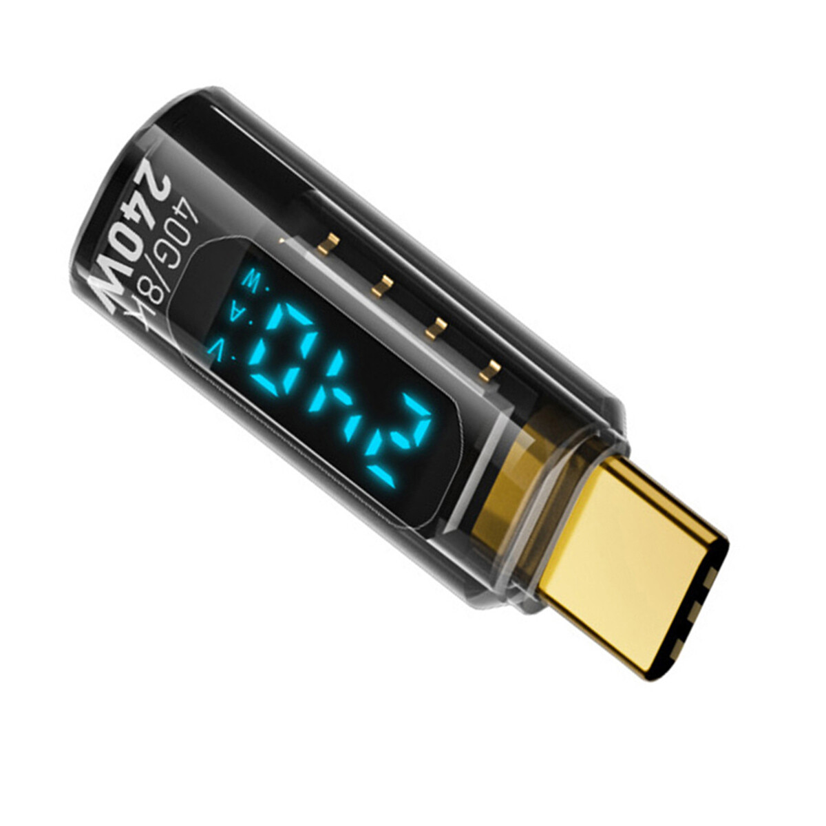 CY 240W Type-C Display USB4 Male to Female Extension Adapter 40Gbps Tester