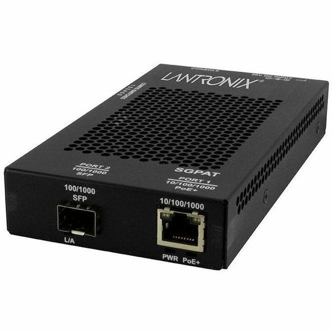 Transition Networks Rj-45 To Open Dual Speed SFP Media Port Converter