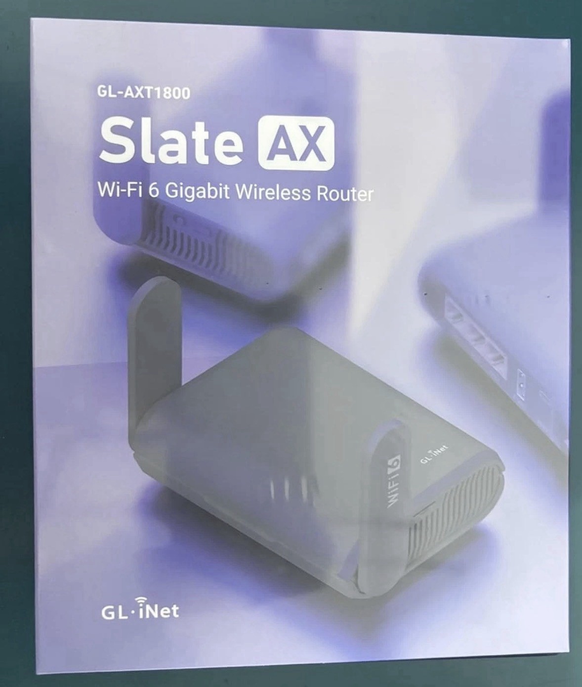 GL.iNet Slate AX GL-AXT1800 Wi‑Fi 6 Gigabit Router 1800Mbps 2-Port Gray