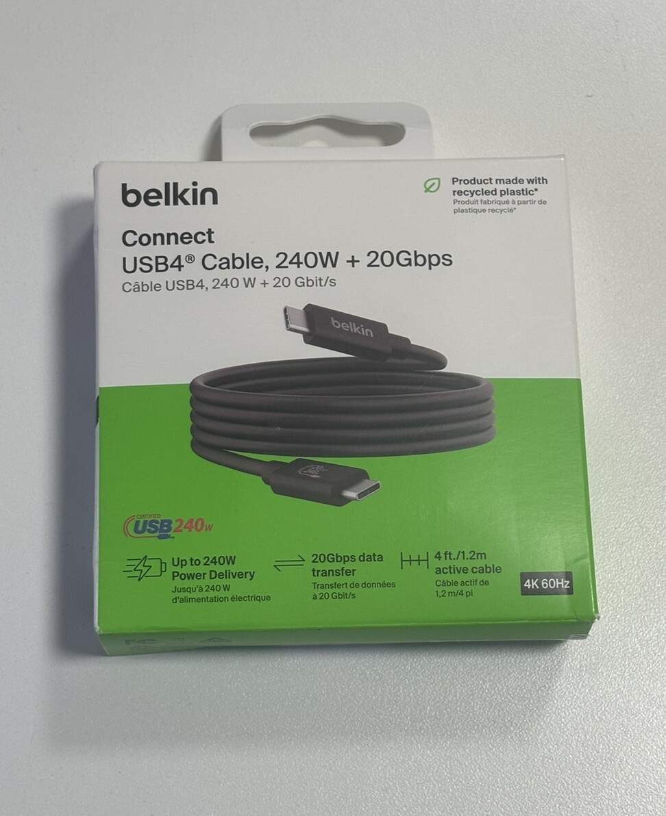 Belkin Connect USB 4 Cable 240w+20Gbps