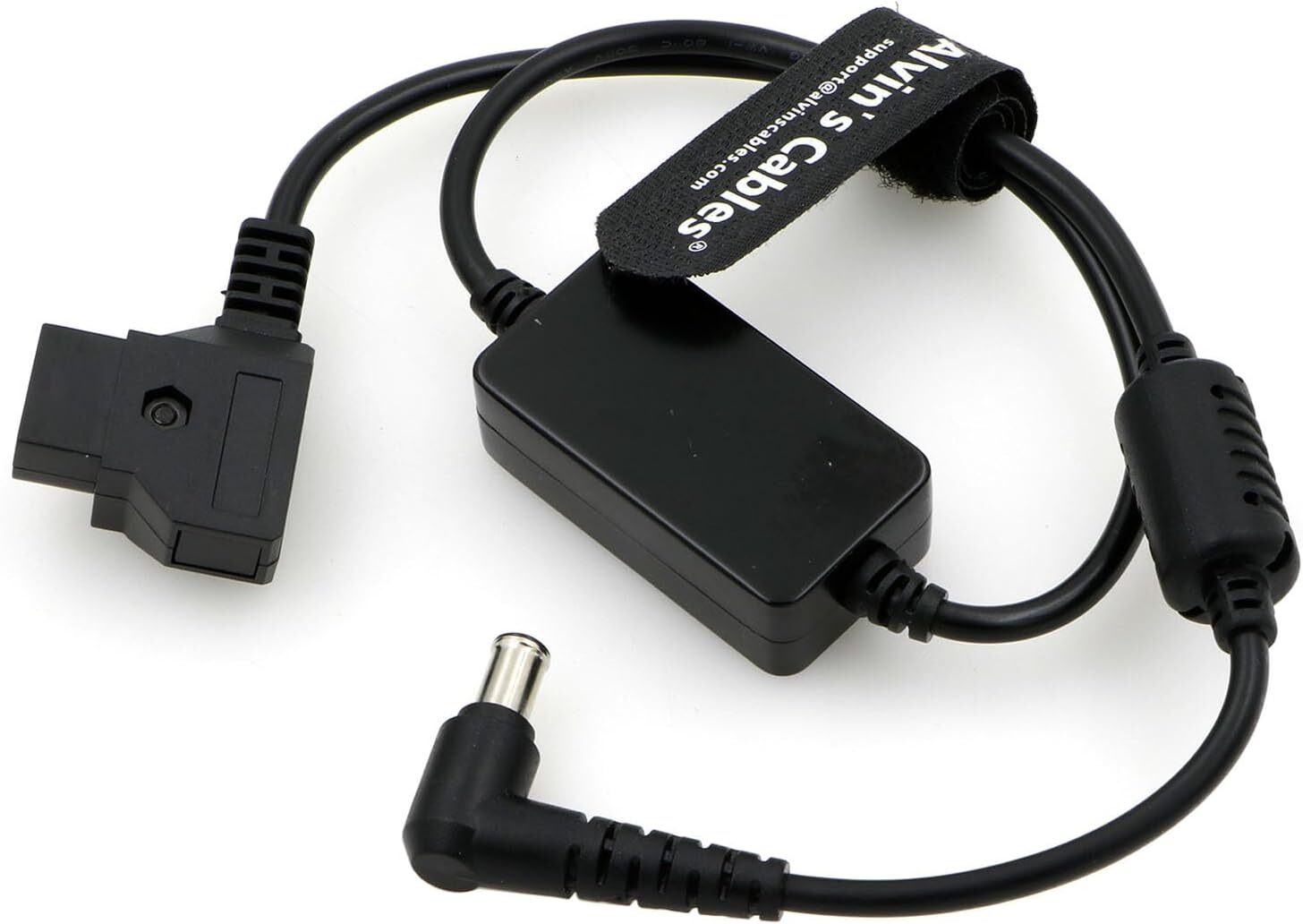 Power Cable for Sony FX6 FX9 Right Angle DC to D-tap 19.5V Regulated Output 50cm