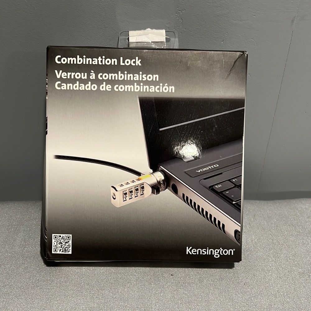 Kensington notebook laptop combination lock