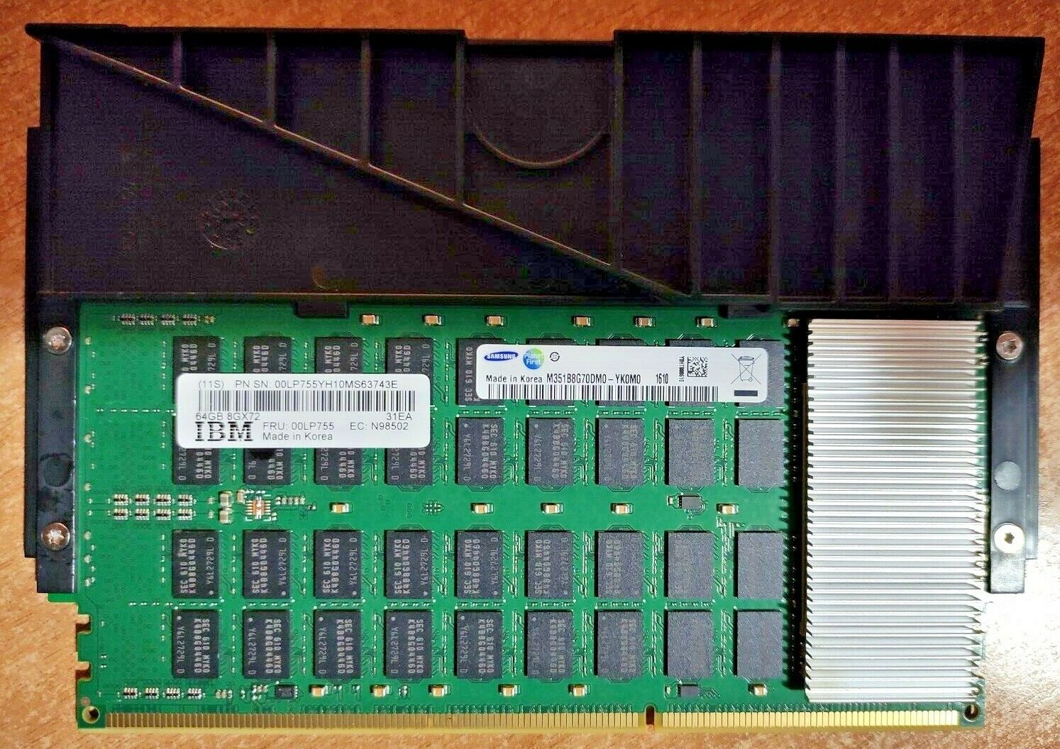 64GB IBM Power8 64GB Samsung M351B8G70DM0-YK0M1 DDR3 Memory
