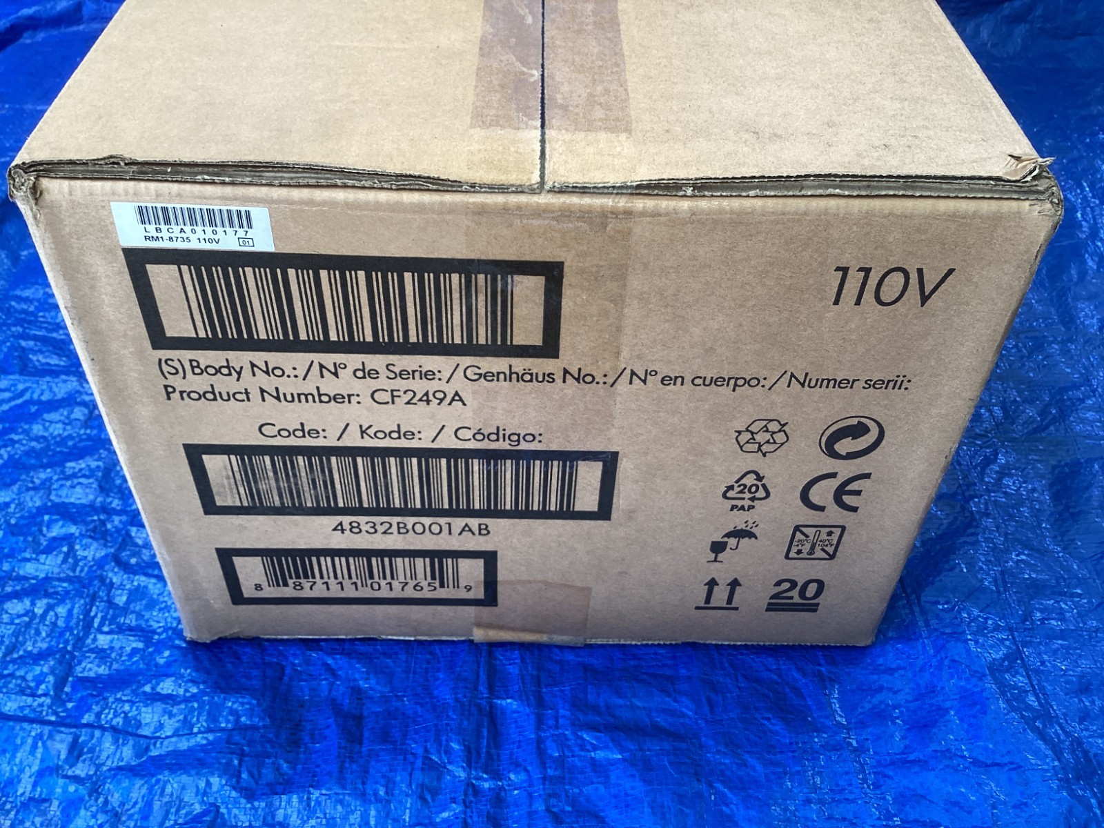 NEW Genuine HP 110V Fuser Maintenance Kit CF249A
