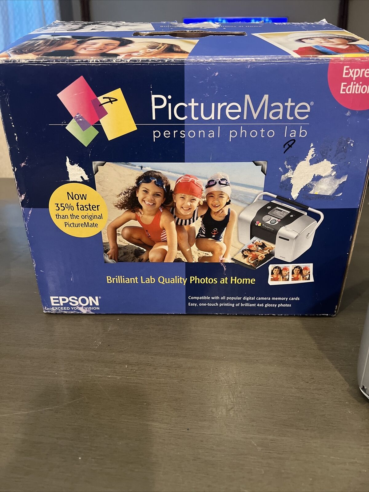 Epson PictureMate Express Edition Digital Photo Inkjet Printer No Power Cord