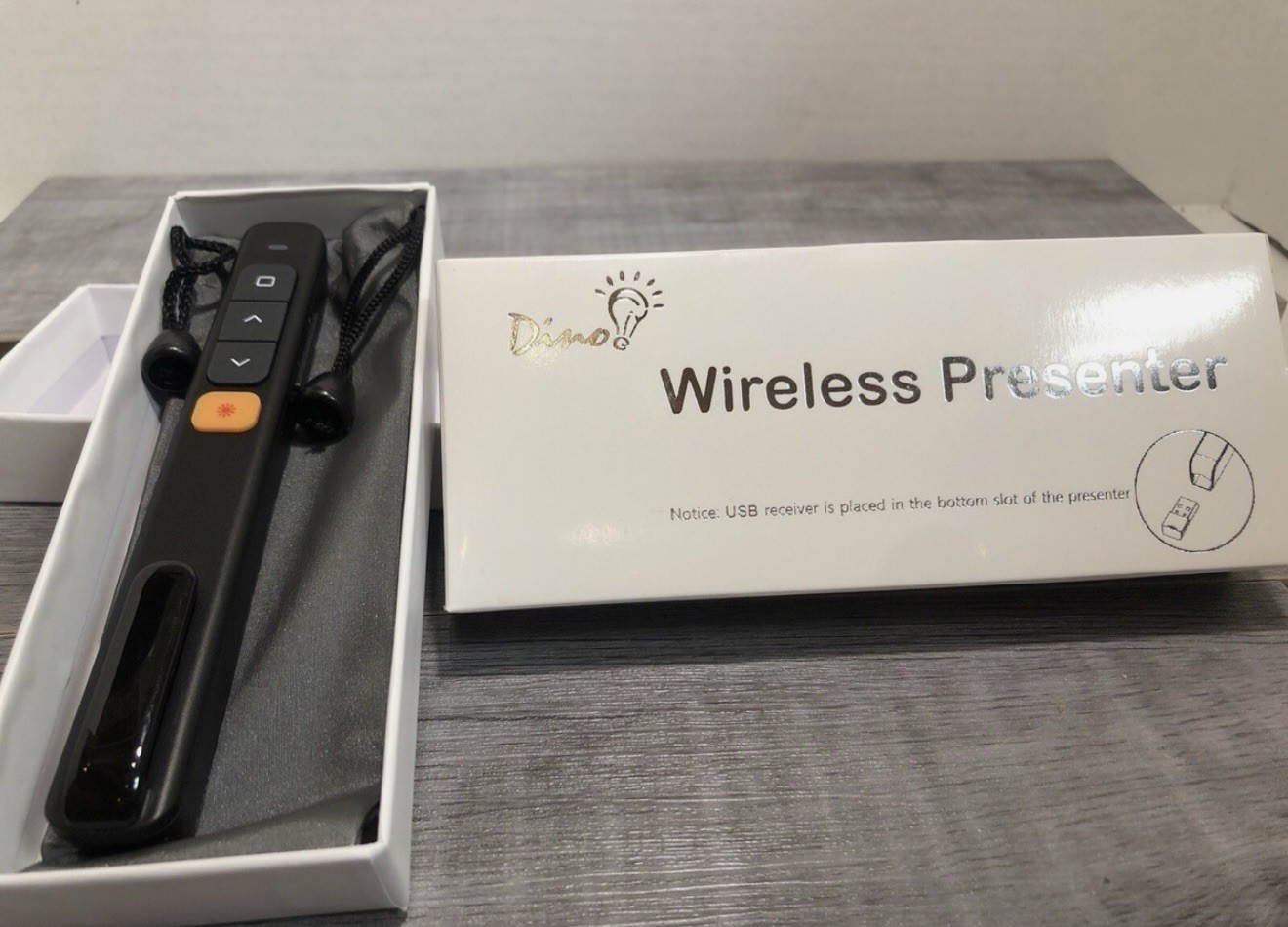 Dinofire Wireless Presenter Support Hyperlink Volume Control RF 2 4ghz