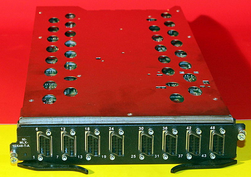 Brocade Foundry NetIron NI-MLX-1GX48-T-A 20 Port Gigabit SFP Module
