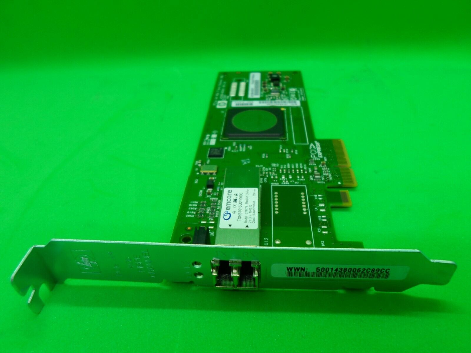 HP PCIE 1-PORT 4GB FIBRE CHANNEL HBA for rx2660 AD299A  AD299-80001 AD299-60001