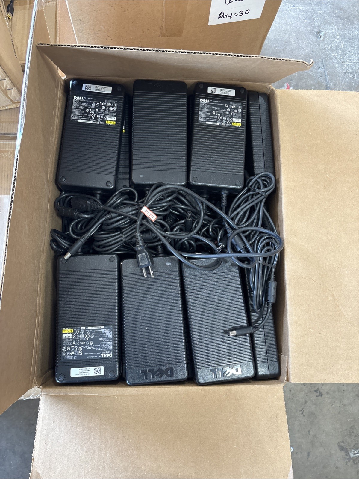 Lot Of 5x Genuine Dell M4600 M4800 PA-7E 210W Power Adapter D846D With Cable