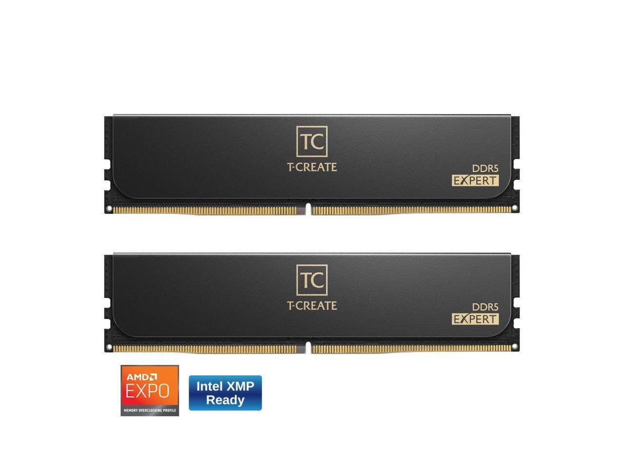 Team Group T-CREATE EXPERT 32GB (2 x 16GB) PC RAM DDR5 6400 (PC5 51200) Memory