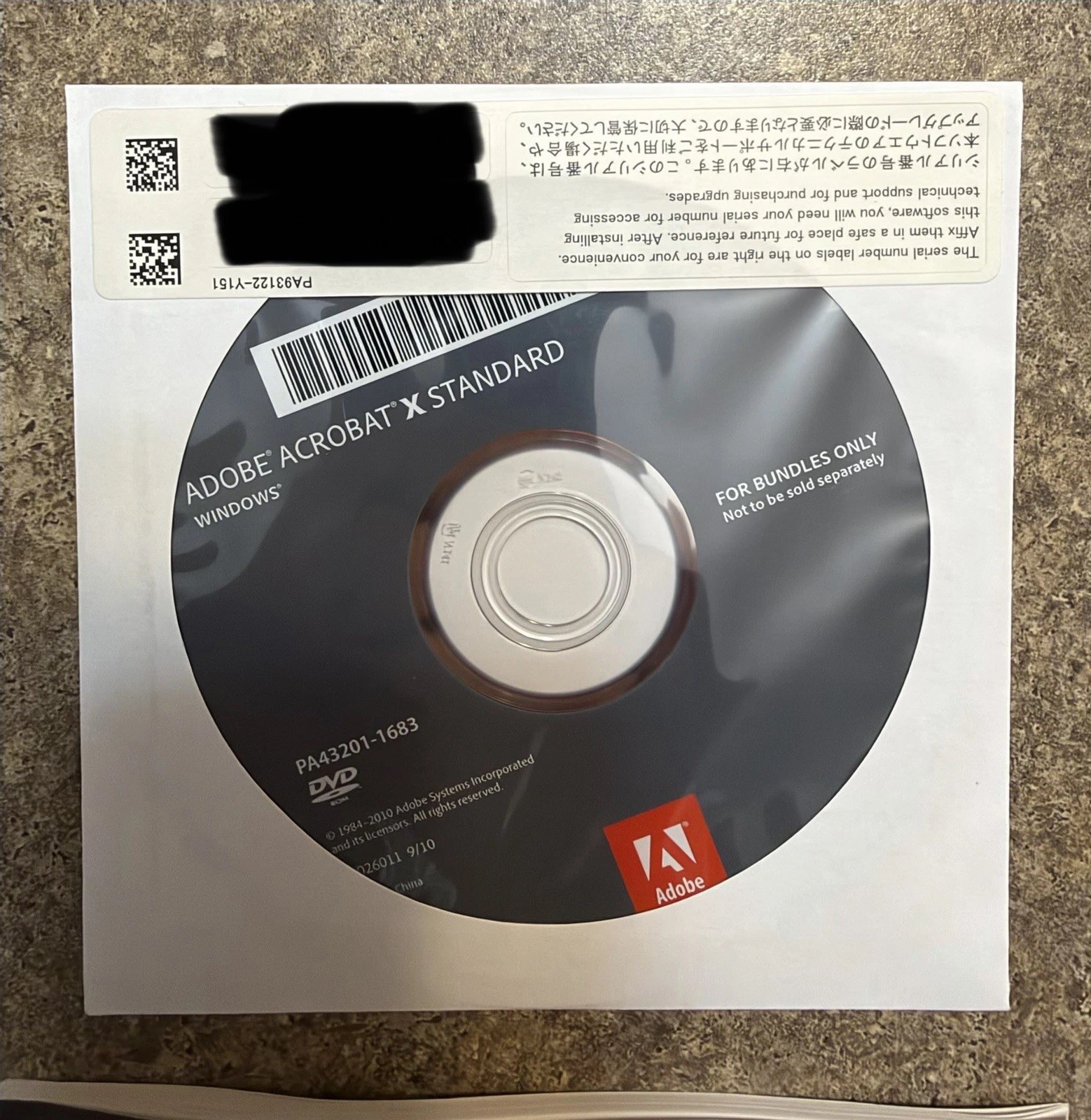 Adobe Acrobat X Standard with Key