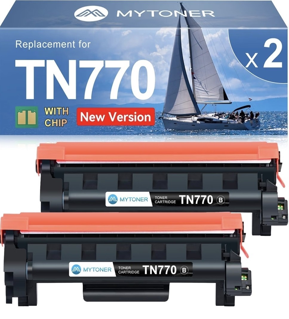 Toner for Brother TN-770 TN770 Super High Yield Black Toner Cartridge for HL-...