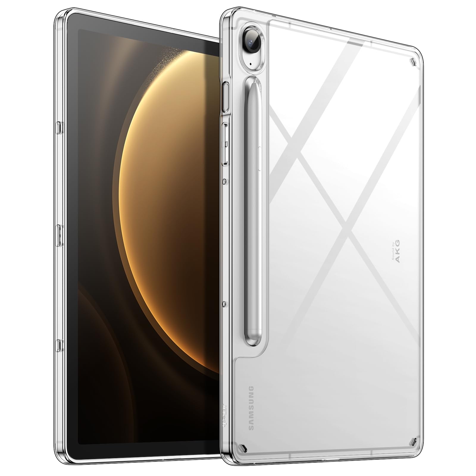 JETech Clear Case for Samsung Galaxy Tab S10 Lite / FE / S9 FE,