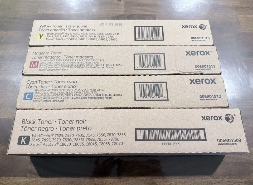 Xerox Toner Cartridge Set for WorkCentre 7525 7530 7535 ^