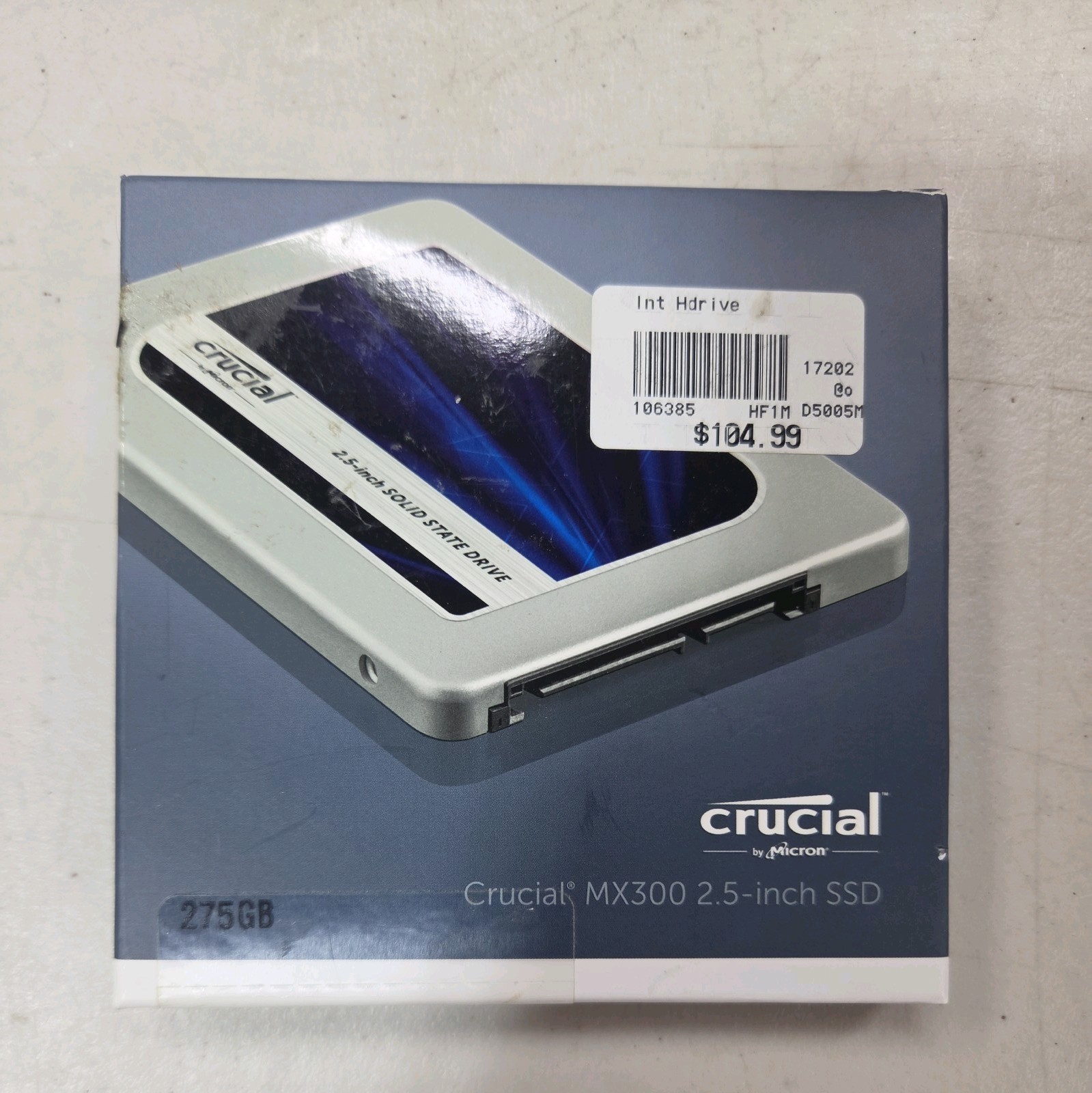 Crucial MX300 275GB, Internal, 2.5 inch (CT275MX300SSD1) Solid State Drive
