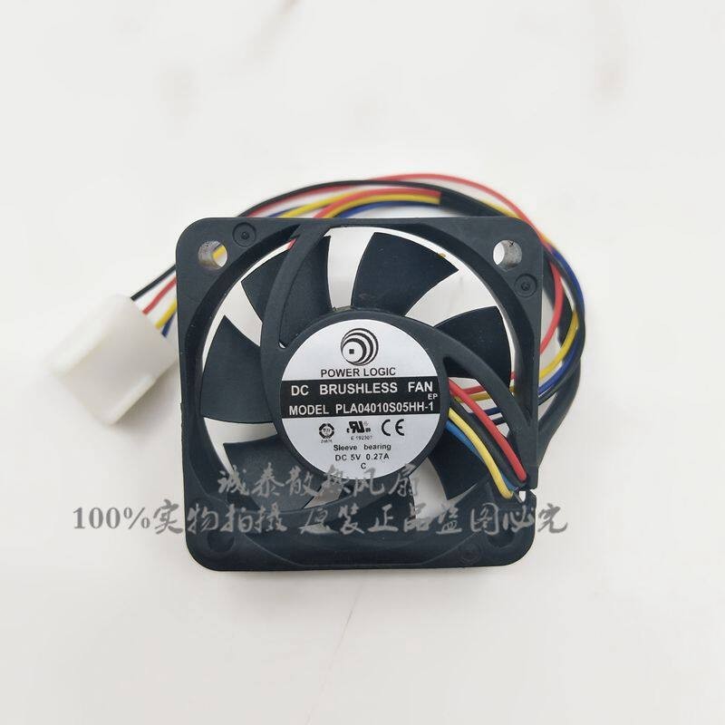 1PCS POWER LOGIC PLA04010S05HH-1 4010 5V 0.27A 4-wire PWM small fan