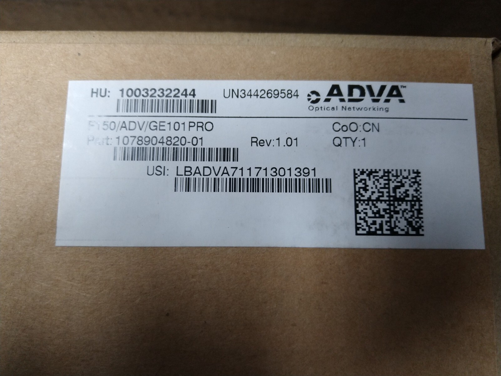 ADVA 1078904820-01 FSP 150-GE101Pro NEW