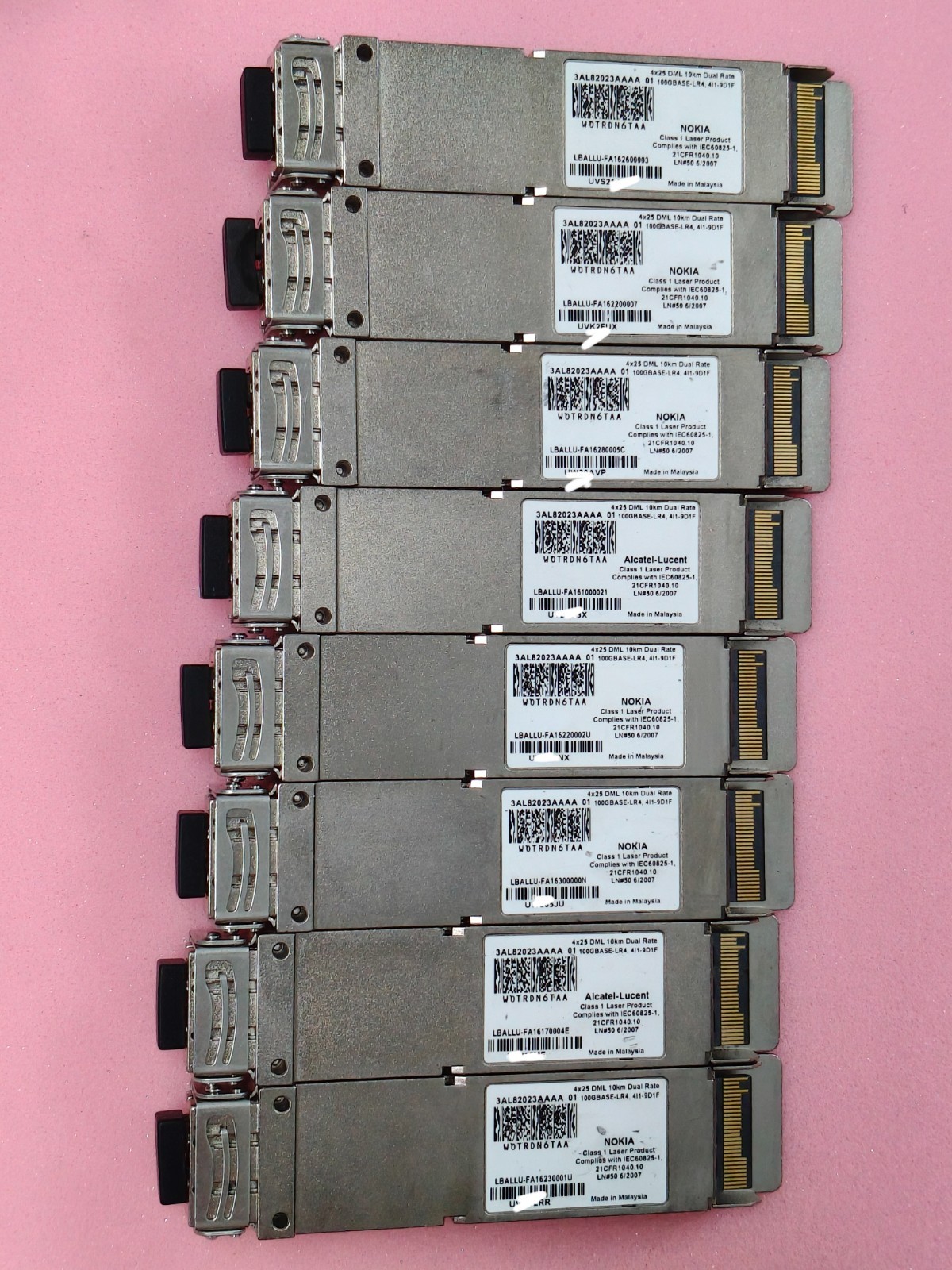 NOKIA 3AL82023AAAA 4x25G DML 10km Dual Rate 100gbase-LR4 DML WOTRDN6TAA.