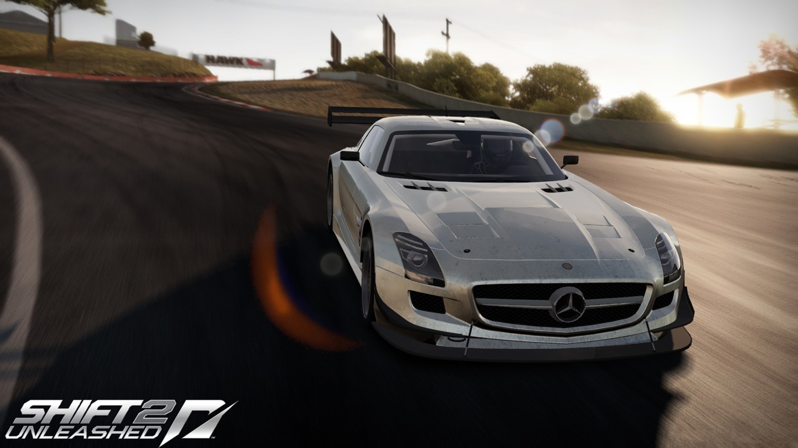 Cars video games need for speed shift 2 unleashed Desk Mat Stitched
